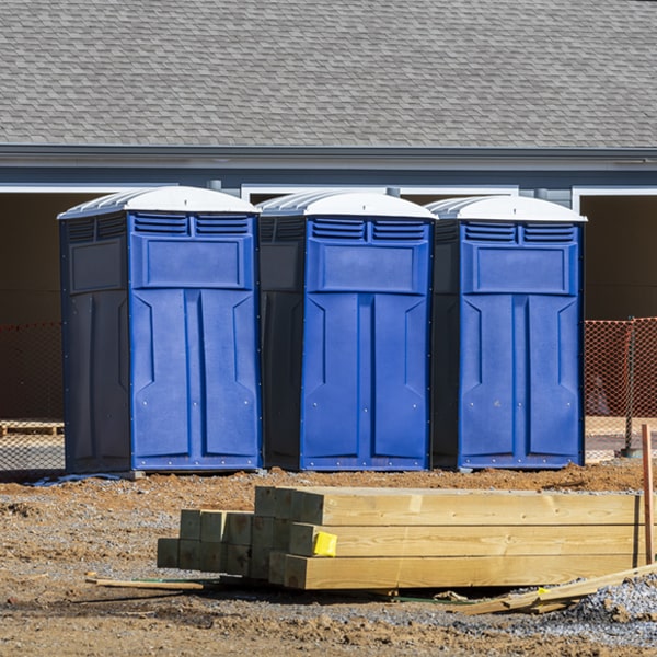 how can i report damages or issues with the porta potties during my rental period in Taylorsville